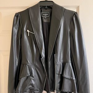 GUESS Faux Leather Jacket!